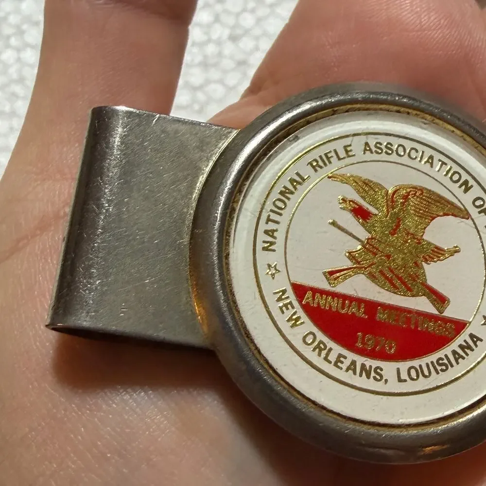 Vintage NRA 1970 Annual Meeting Money Clip New Orleans Hit USA